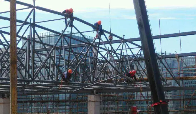 杭州水泥厂网架安装